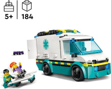 Carica l'immagine nel visualizzatore di Gallery, LEGO CITY Ambulanza di emergenza 60451