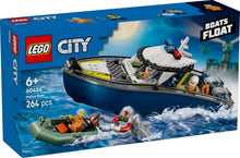 Carica l'immagine nel visualizzatore di Gallery, LEGO CITY Inseguimento del motoscafo della Polizia 60456