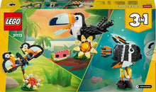 Carica l'immagine nel visualizzatore di Gallery, LEGO CREATOR Animali selvatici: tucano tropicale 31173