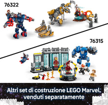 Carica l'immagine nel visualizzatore di Gallery, LEGO MARVEL Iron Man e War Machine contro i droni di Hammer 76320