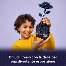 Carica l'immagine nel visualizzatore di Gallery, LEGO WEDNESDAY Fiore di dalia nero 76784