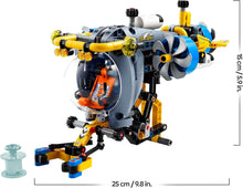 Carica l'immagine nel visualizzatore di Gallery, LEGO TECHNIC Sottomarino per esplorazioni abissali 42201