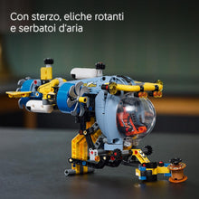 Carica l'immagine nel visualizzatore di Gallery, LEGO TECHNIC Sottomarino per esplorazioni abissali 42201