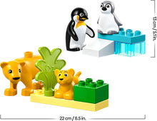 Carica l'immagine nel visualizzatore di Gallery, LEGO DUPLO Famiglie di animali: pinguini e leoni 10442
