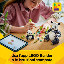 Carica l'immagine nel visualizzatore di Gallery, LEGO CREATOR Animali selvatici: famiglia di panda 31165