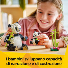 Carica l'immagine nel visualizzatore di Gallery, LEGO CREATOR Animali selvatici: famiglia di panda 31165