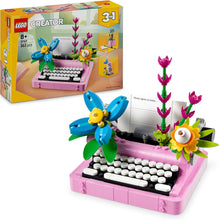 Carica l'immagine nel visualizzatore di Gallery, LEGO CREATOR Macchina da scrivere con fiori 31169