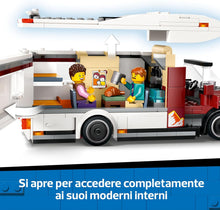 Carica l'immagine nel visualizzatore di Gallery, LEGO CITY Camper van delle vacanze d’avventura 60454