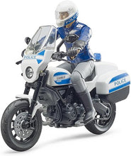 Carica l'immagine nel visualizzatore di Gallery, BRUDER MOTO Ducati Scramber Polizia 62731