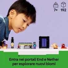 Carica l'immagine nel visualizzatore di Gallery, LEGO MINECRAFT Viaggio nel portale del Nether e dell’End 21584