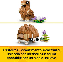 Carica l'immagine nel visualizzatore di Gallery, LEGO CREATOR Simpatico criceto con fiore 31376