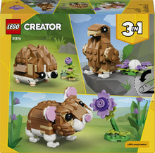 Carica l'immagine nel visualizzatore di Gallery, LEGO CREATOR Simpatico criceto con fiore 31376