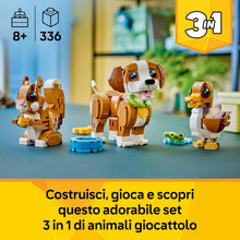Carica l'immagine nel visualizzatore di Gallery, LEGO CREATOR Adorabili animali: cagnolino giocoso 31382