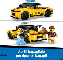 Carica l'immagine nel visualizzatore di Gallery, LEGO CITY Taxi giallo 60487