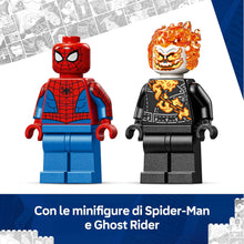 Carica l'immagine nel visualizzatore di Gallery, LEGO MARVEL Spider-Man vs. Ghost Rider in motocicletta 76335