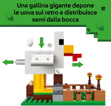 Carica l'immagine nel visualizzatore di Gallery, LEGO MINECRAFT Fattoria di galline 21585