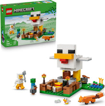 Carica l'immagine nel visualizzatore di Gallery, LEGO MINECRAFT Fattoria di galline 21585