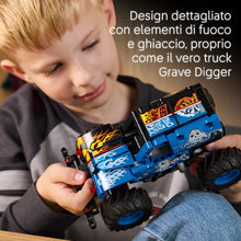 Carica l'immagine nel visualizzatore di Gallery, LEGO TECHNIC Monster Jam Grave Digger Fuoco e Ghiaccio 42219