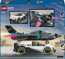 Carica l'immagine nel visualizzatore di Gallery, LEGO CITY Jet contro Auto sportiva 60489