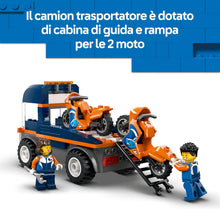 Carica l'immagine nel visualizzatore di Gallery, LEGO CITY Trasportatore di moto 60491