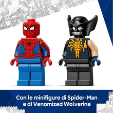 Carica l'immagine nel visualizzatore di Gallery, LEGO MARVEL Auto di Spider-Man vs. Venomized Wolverine 76336