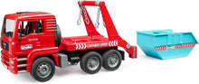 Carica l'immagine nel visualizzatore di Gallery, BRUDER MAN TGA camion con cassone ribaltabile 02741