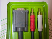 Carica l'immagine nel visualizzatore di Gallery, CAVO MONITOR AV AUDIO VGA UFFICIALE MICROSOFT XBOX 360 NUOVO cavo PC originale