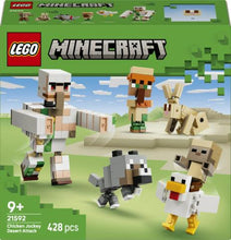 Carica l'immagine nel visualizzatore di Gallery, LEGO MINECRAFT Attacco nel deserto del fantino di polli 21592