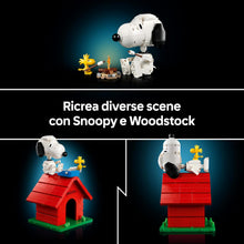 Carica l'immagine nel visualizzatore di Gallery, LEGO IDEAS Peanuts: la cuccia di Snoopy 21368