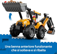 Carica l'immagine nel visualizzatore di Gallery, LEGO CITY Scavatrice da cantiere gialla 60480