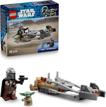 Carica l'immagine nel visualizzatore di Gallery, LEGO STAR WARS Speeder Bike del Mandaloriano e di Grogu 75436