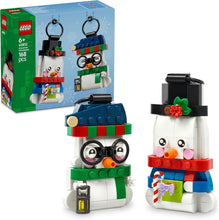 Carica l'immagine nel visualizzatore di Gallery, LEGO Pupazzi di neve ornamentali 40812