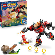 Carica l'immagine nel visualizzatore di Gallery, LEGO SONIC Knuckles vs. il Mech Egg Crusher del Dr. Eggman 77005