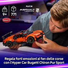 Carica l'immagine nel visualizzatore di Gallery, LEGO TECHNIC Hyper Car Bugatti Chiron Pur Sport 42222