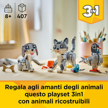 Carica l'immagine nel visualizzatore di Gallery, LEGO CREATOR Gatto giocoso 31163