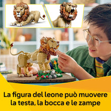 Carica l'immagine nel visualizzatore di Gallery, LEGO CREATOR Animali selvatici: Leone Maestoso 31386