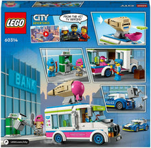 Carica l'immagine nel visualizzatore di Gallery, LEGO CITY Il furgone dei gelati e l’inseguimento della polizia 60314