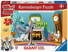 Carica l'immagine nel visualizzatore di Gallery, RAVENSBURGER PUZZLE GIANT 60pz Tom & Jerry Il Dolcetto Rubato 03128