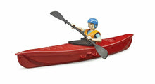 Carica l'immagine nel visualizzatore di Gallery, BRUDER Kayak bworld con personaggio 63155