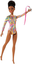 Carica l'immagine nel visualizzatore di Gallery, BARBIE Carriera: Ginnasta, Bambola Bruna con Body Metallizzato GTW37