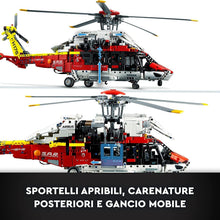 Carica l'immagine nel visualizzatore di Gallery, LEGO TECHNIC Elicottero di Salvataggio Airbus H175 42145