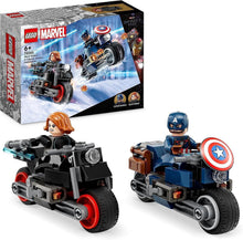 Carica l'immagine nel visualizzatore di Gallery, LEGO MARVEL Motociclette di Black Widow e Captain America 76260
