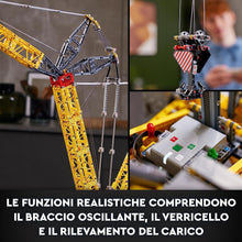 Carica l'immagine nel visualizzatore di Gallery, LEGO TECHNIC Gru cingolata Liebherr LR 13000 cod. 42146