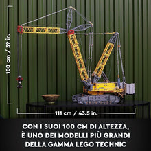 Carica l'immagine nel visualizzatore di Gallery, LEGO TECHNIC Gru cingolata Liebherr LR 13000 cod. 42146