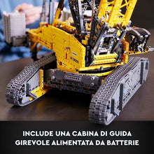 Carica l'immagine nel visualizzatore di Gallery, LEGO TECHNIC Gru cingolata Liebherr LR 13000 cod. 42146