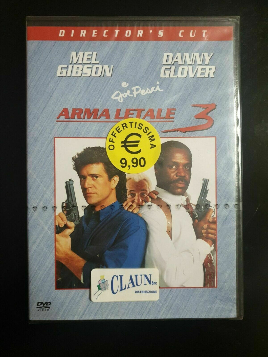 Arma letale 3 (1992) Mel Gibson Danny Glover DVD Nuovo