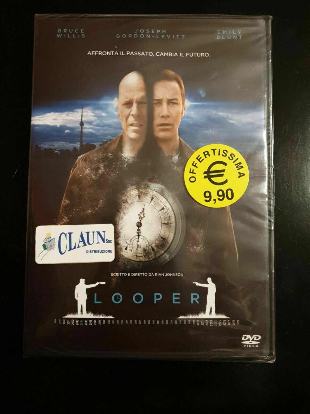 LOOPER:Con Bruce Willis - Joseph Gordon Levitt. DVD Nuovo