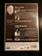Carica l'immagine nel visualizzatore di Gallery, HITCHCOCK Portrait Ricco e Strano + L' isola del Peccato. DVD Nuovo
