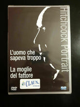 Carica l&#39;immagine nel visualizzatore di Gallery, HITCHCOCK PORTRAIT L&#39;uomo che Sapeva Troppo +La moglie del fattore. DVD Nuovo
