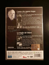 Carica l&#39;immagine nel visualizzatore di Gallery, HITCHCOCK PORTRAIT L&#39;uomo che Sapeva Troppo +La moglie del fattore. DVD Nuovo
